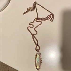 Kendra Scott iridescent pendant necklace